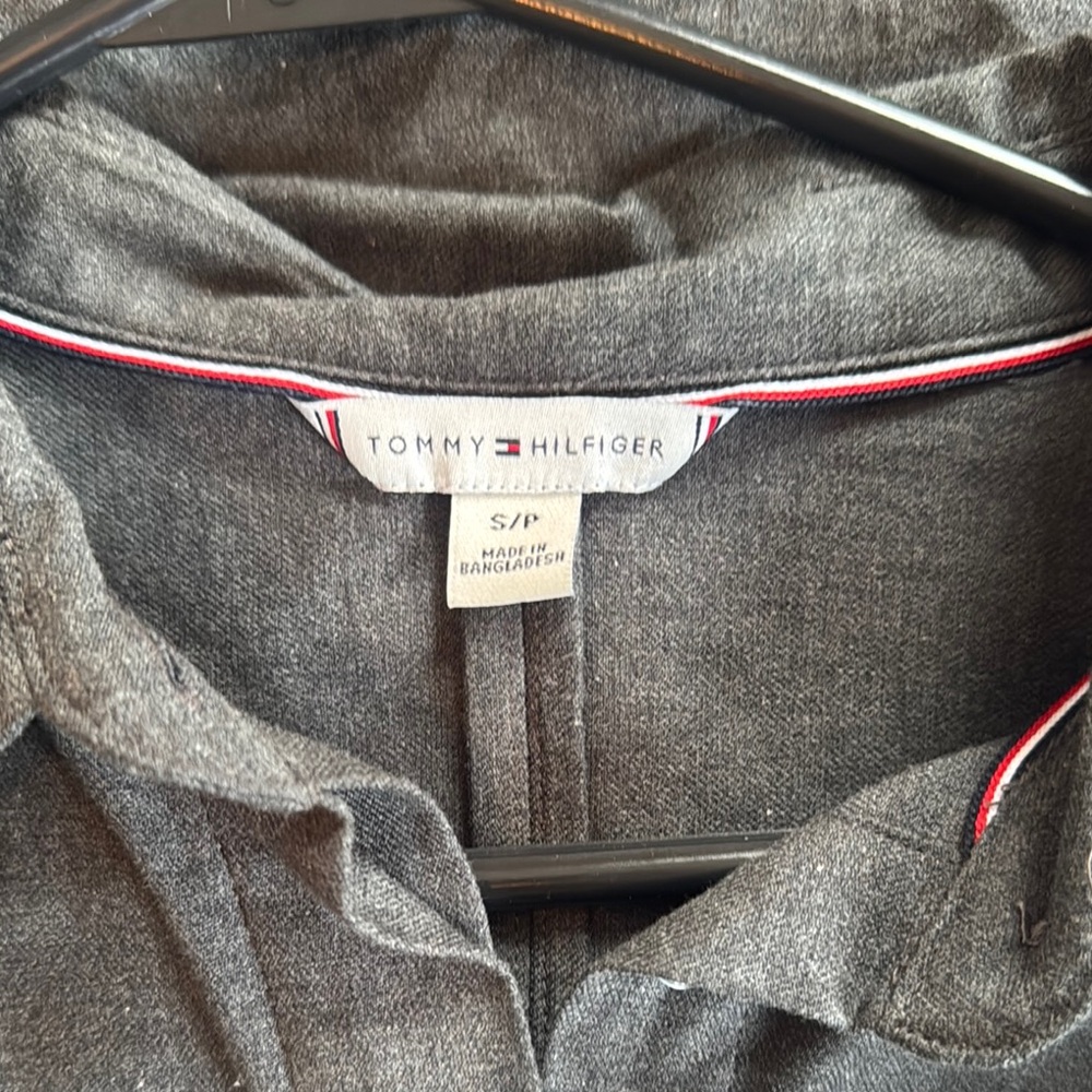 Tommy Hilfiger Gray Polo Shirt Dress